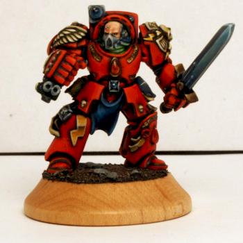 Blood Angel Terminator w/2Power Fists by FatboyTheHungry