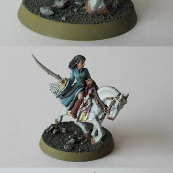 Mounted Arwen by TyphoidGarry