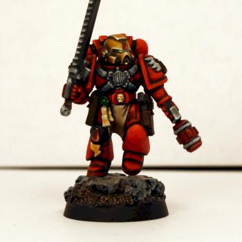 Blood Angel Veteran w/Melta Bomb by FatboyTheHungry
