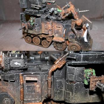 Ork Battlewagon by Kilvo666