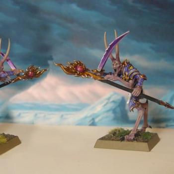 chaos tzeentch sorcerer by andreasch