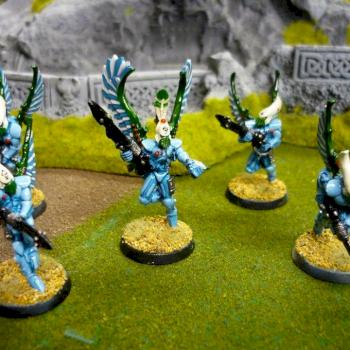 Eldar Swooping Hawks by godspeed818