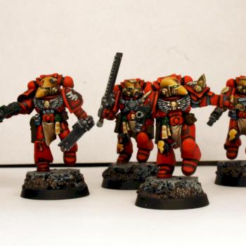 Blood Angel Veteran Squad, Group 2 by FatboyTheHungry
