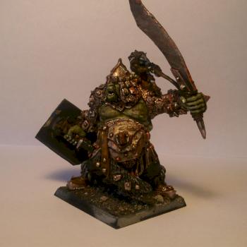 Ogre tyrant with enchanted shield by Risen Death