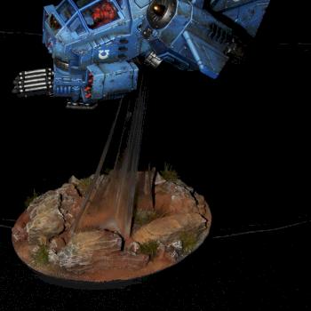 Space Marine Stormtalon Gunship - Ultramarine by AkhRa