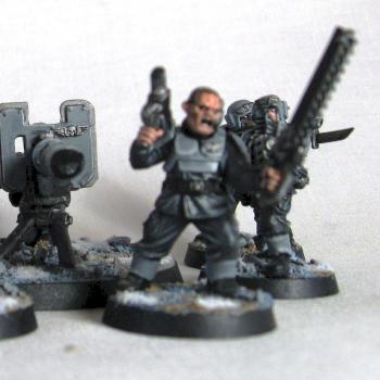 Cadian Shock Troops by Sanju