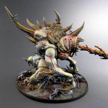 Nurgle maggoth / maulerfiend 1 by Plebicidal