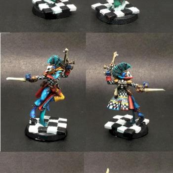 Harlequin troup 1 by Pahaere