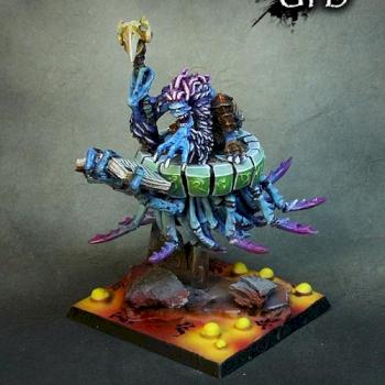 Herald of Tzeentch on Disc by roc3s
