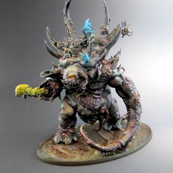 Nurgle Glotkin / chaos knight titan by Plebicidal