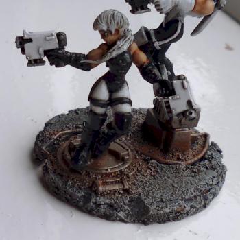 Ying and Yang Hired guns Necromunda conversions by Andy_T