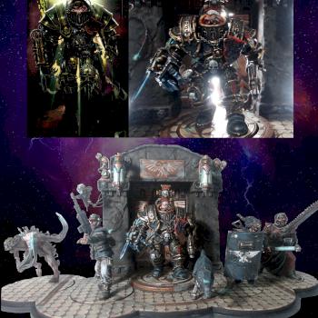 Inquisitor Tyrus 54mm and Warband by Corsec009