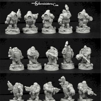 Sci Fi Dwarves by Scibor