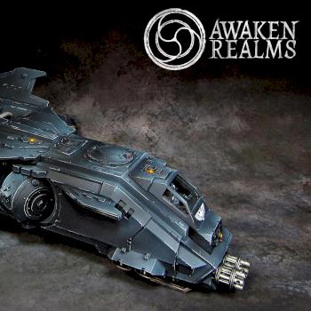 Dark Angels Ravenwing Fire Raptor by Awaken Realms