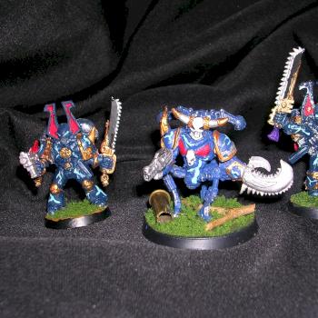 Night Lords Berzerkers and Warpsmith by NightLordDante