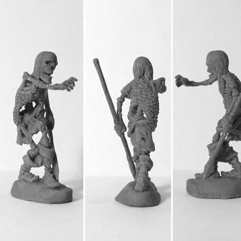 Skeleton warrior #1 (gray) by FenistSun