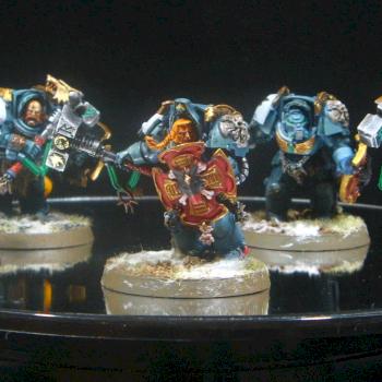 Wolf Guard Terminators - Bran Redmaw by P4Painting