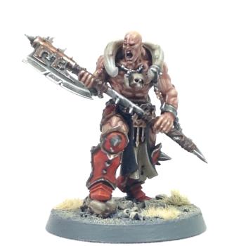 Khorne Bloodbound Slaughterpriest by Dante Miniatures