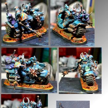 Tzeentch Mage on Bike by azmar