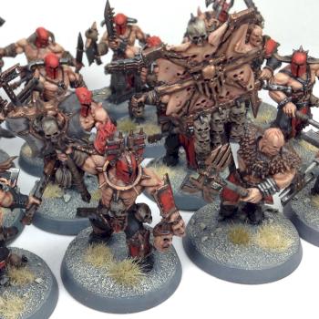 Khorne Bloodbound Bloodreavers by Dante Miniatures