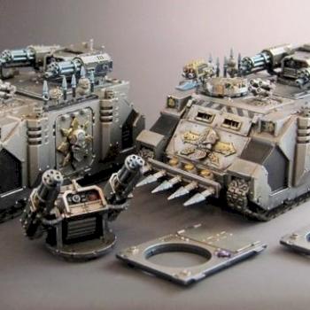 Iron Warriors CSM Rhinos by Plebicidal