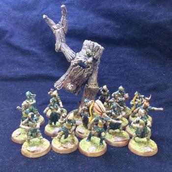 BLOOD BOWL WOOD ELVES ELFES SYLVAINS CONVERTED by tyyler