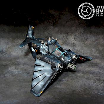 Dark Angels Ravenwing Nephilim Jet Fighter by Awaken Realms