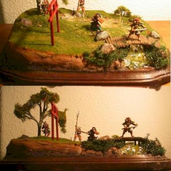Five Rings Diorama by ShelleyinColorado