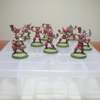 Blood Bowl Norse Team by Flavioers