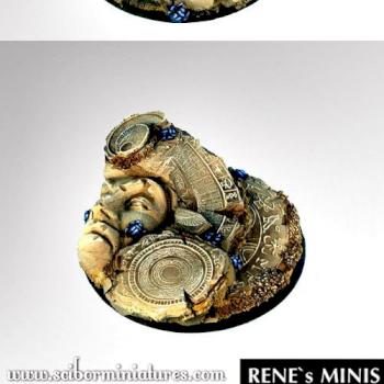 Egyptian Ruins 60 mm round base by rene