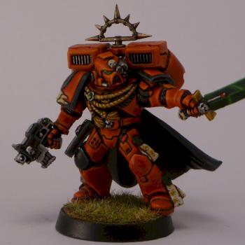 Blood Angels Captain by slickwilly79