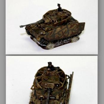 Flames of War 15mm Major Von Luck in a PzIVH by The_Iron_Painter