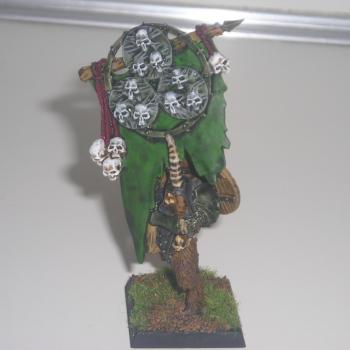 Beastmen Standard Bearer by elusiveintrovert