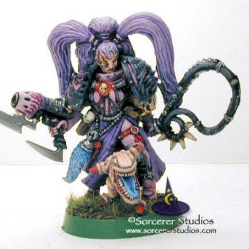 Female Chaos Lord by sorcererstudios