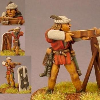 Renaissance crossbowman by Rene le Bon