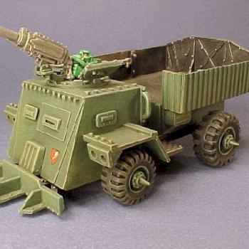 Ork kombat lorry by Rene le Bon