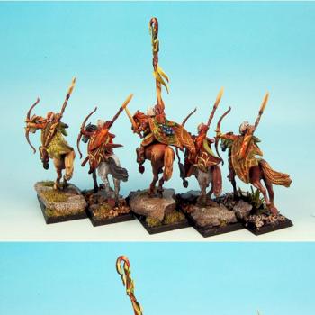 Warhammer Wood Elf Glade Riders by rene