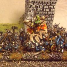 Warmaster - Black Orcs Unit - 10 mm by therry