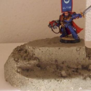 Ultramarines Captain by pwngetothemax