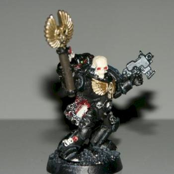 Warhammer 40k Crimson Fists Chaplain by LankyOgreBaggyPants