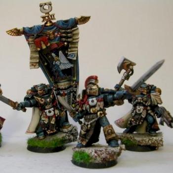 Gardes d'honneurs Ultramarines, Peint par RAFFY10 by Vengeful Star