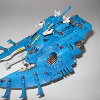 Eldar Wave Serpent by Vearun