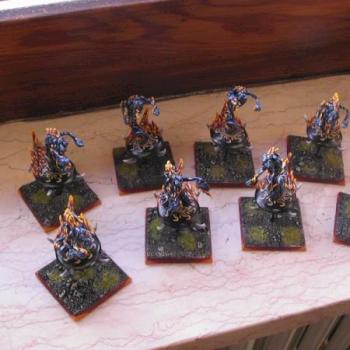 Warhammer Well Painted Daemon Chaos Tournament army by AM Studio