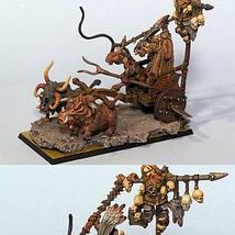 Tuskgor Chariot - Warhammer Beasts of Chaos by Herod