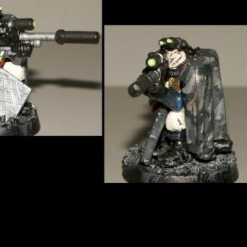 Warhammer 40k Crimson Fists Scout Sniper by LankyOgreBaggyPants