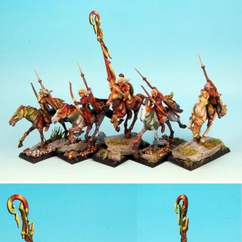 Warhammer Wood Elf Glade Riders by rene