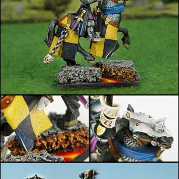 Damned Standard Bearer (Knight of Bretonnia) by BFM Studio