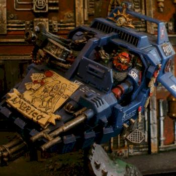 Crimson Fists Land Speeder 
