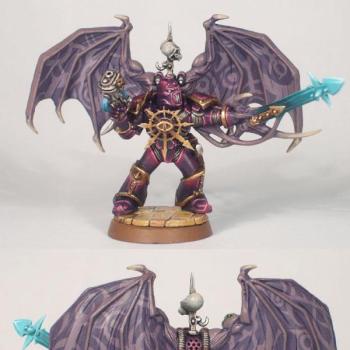 Chaos Slaanesh Sorcerer/Champion by Mudski