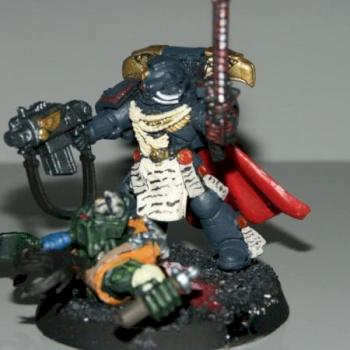 Warhammer 40k Crimson Fists Commander by LankyOgreBaggyPants